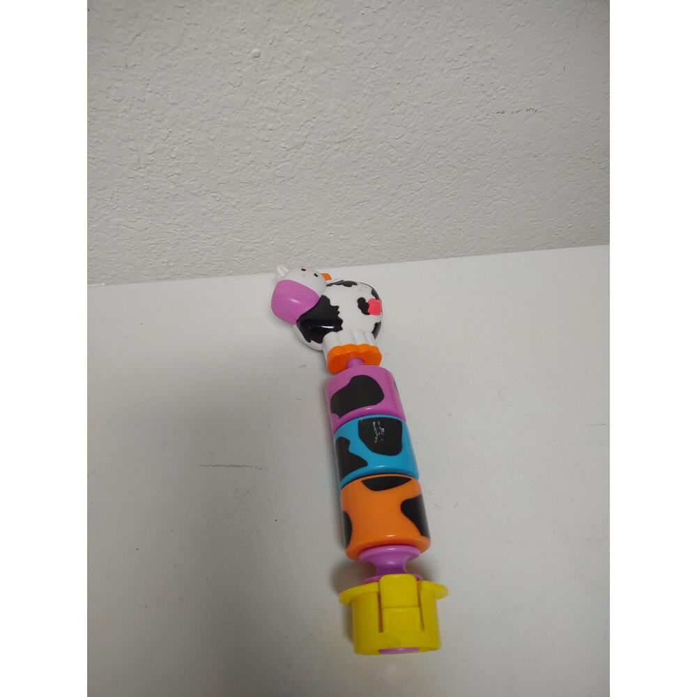 Evenflo ExerSaucer MOO-Vin & Groovin Replacement Part Cow Bead Stacker Toy only